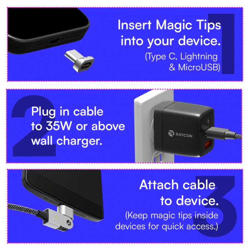 Raycon The Magic 180 Cable Black | 10JTUFCIE